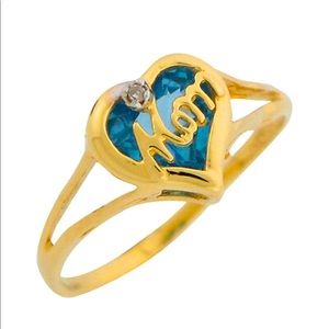 Mom Birthstone Ring
